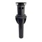 Keeney Mfg 1-1/4-in Plastic Push Button Sink Bathroom Drain w/Overflow, Matte Blk K820-72MB - alternate 1